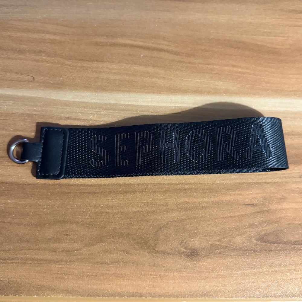 Sephora Black Logo Keychain